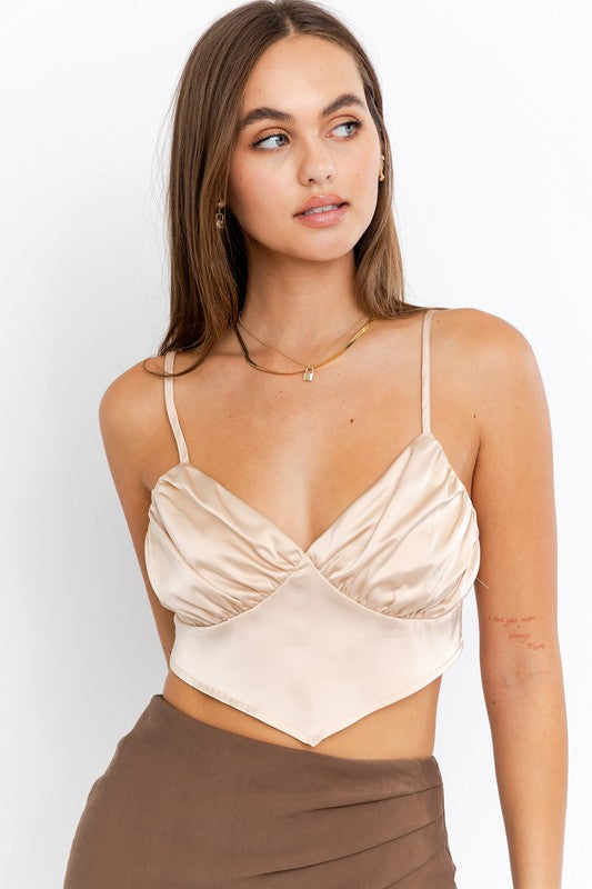 Cassie Satin Top